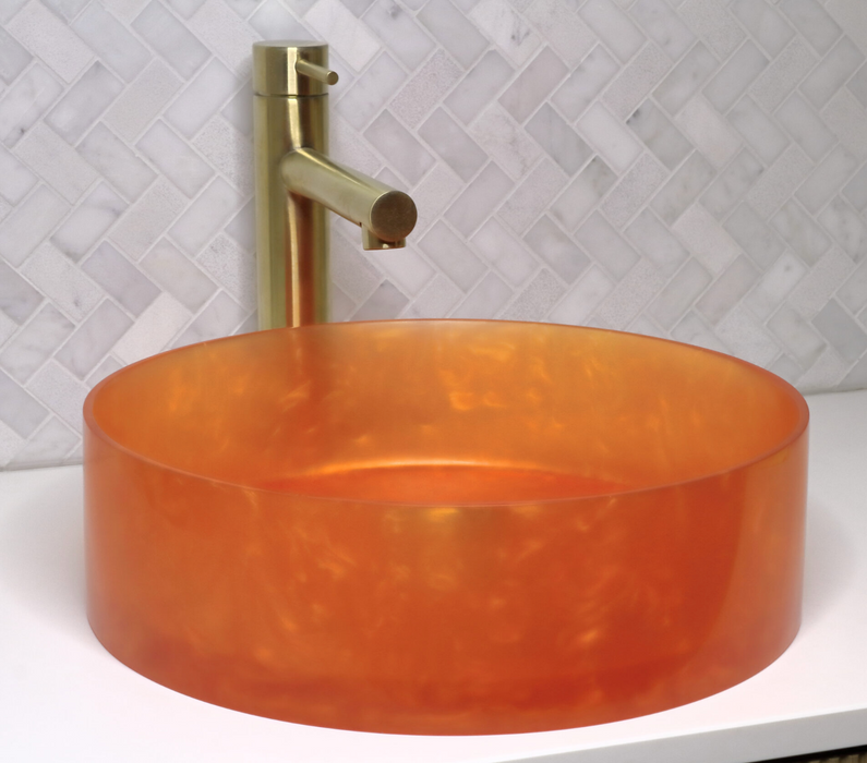 The Basin Lab Celebrity Coliseum Tangerine Dream Resin Basin