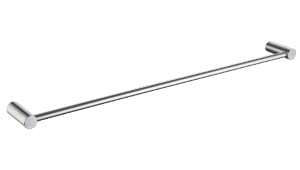 Millennium Finesa 800mm Single Towel Rail - Brushed Nickel