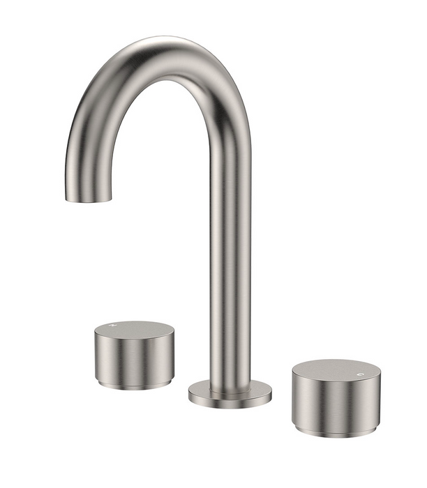Fienza Kaya Basin Tap Set - Brushed Nickel
