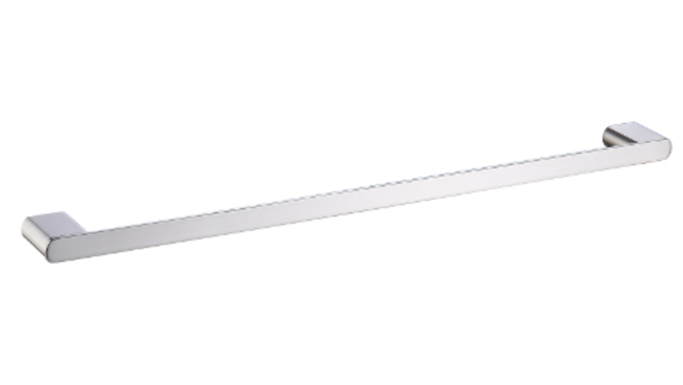 Millennium Zoya 600mm Single Towel Rail - Brushed Nickel