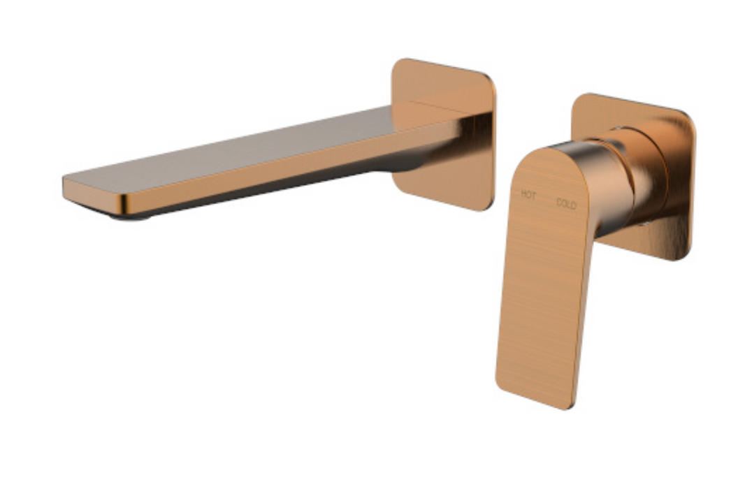 Millennium Jenex Wall Basin Mixer - Rosa