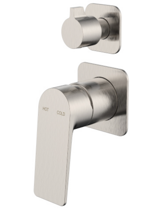 Millennium Jenex Diverter Wall Mixer - Brushed Nickel