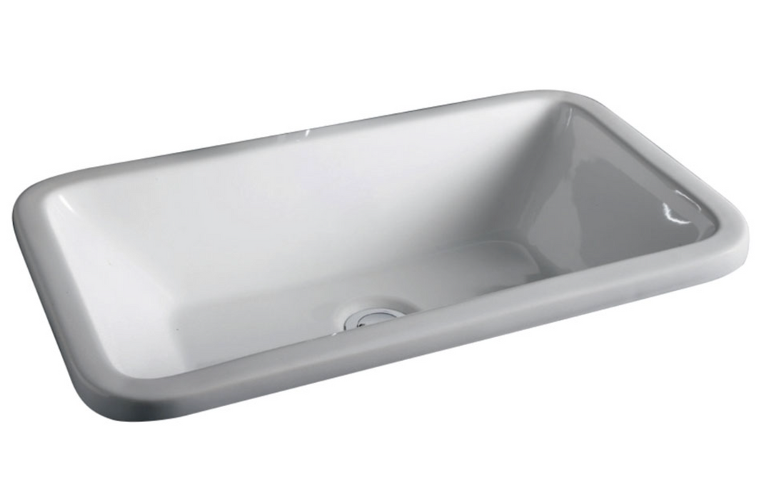 Fienza Rak Chamelion Fully-Inset Basin - Gloss White