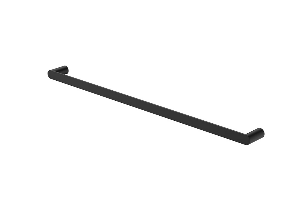 Fienza Empire Slim 800mm Single Towel Rail - Matte Black