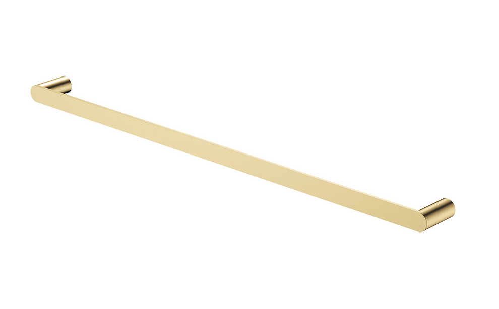 Fienza Empire Slim 800mm Single Towel Rail - Urban Brass