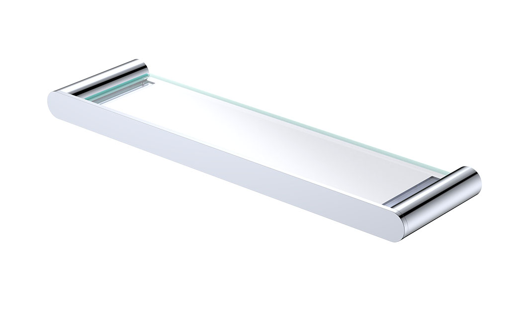 Fienza Empire Slim Glass Shelf - Chrome