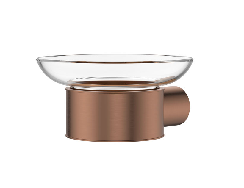 Fienza Empire Slim Glass Soap Dish - Brushed Copper