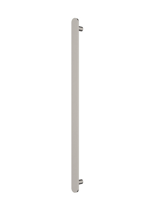 Fienza Empire Slim Vertical Heated Towel Rail - Brushed Nickel