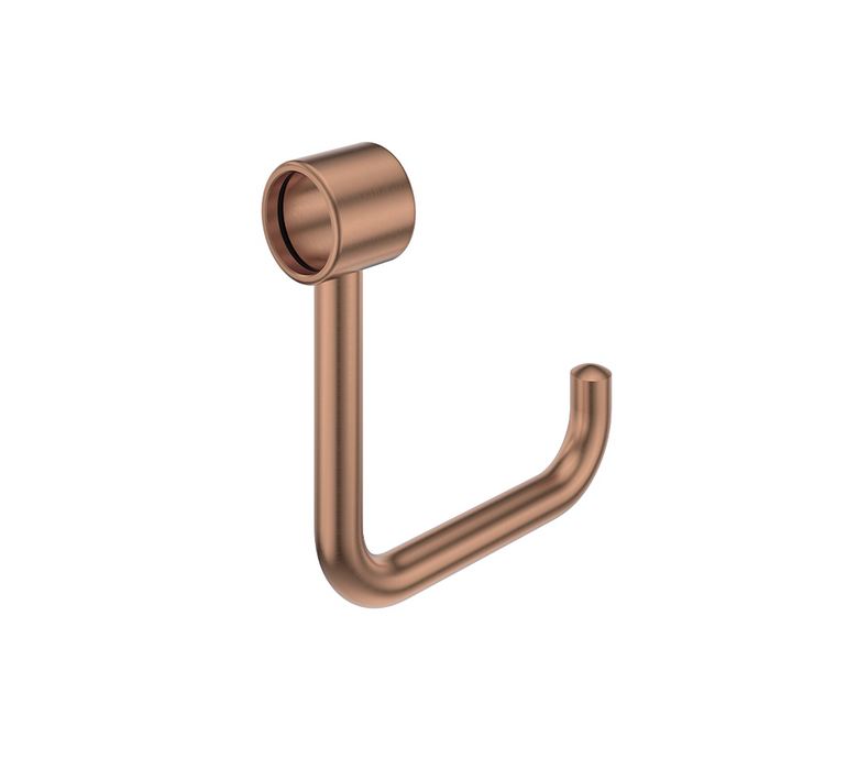 Fienza Care Roll Holder for Hand Rail - Brushed Copper