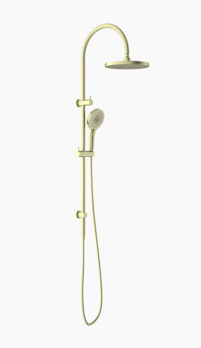 Nero Opal Twin Shower - Brushed Gold
