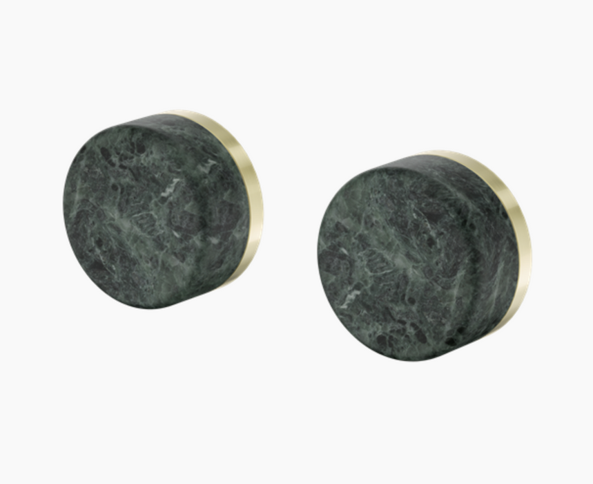 Nero Serenity Wall Top Assembly With Verde Alpi Handle - Brushed Gold