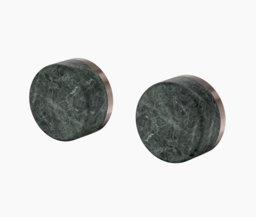 Nero Serenity Wall Top Assembly With Verde Alpi Handle - Brushed Bronze
