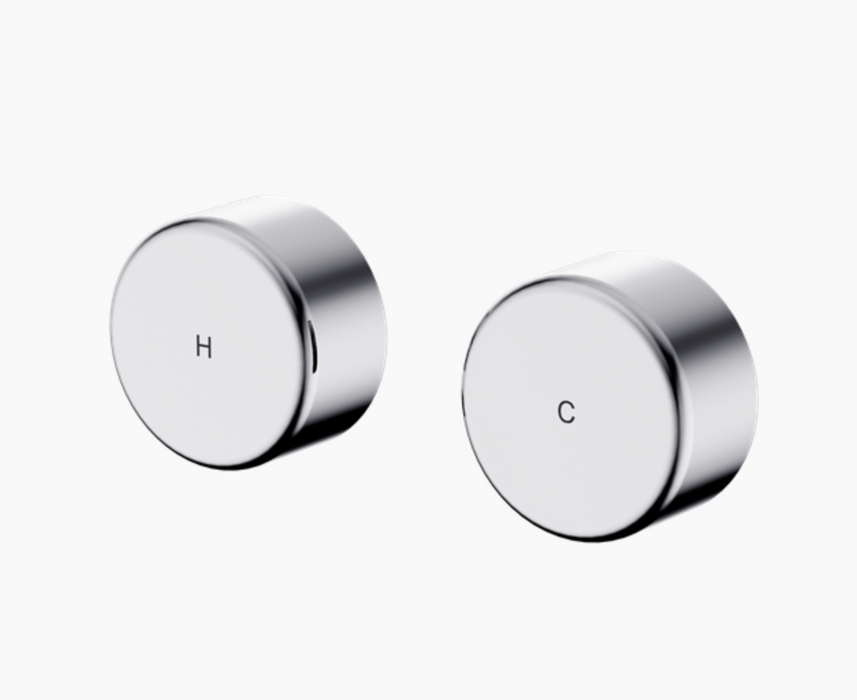 Nero Serenity Wall Top Assembly With Metal Handle - Chrome