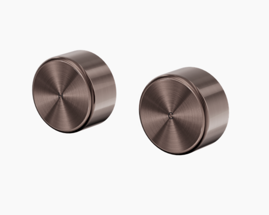 Nero Serenity Wall Top Assembly With Metal Handle - Brushed Bronze