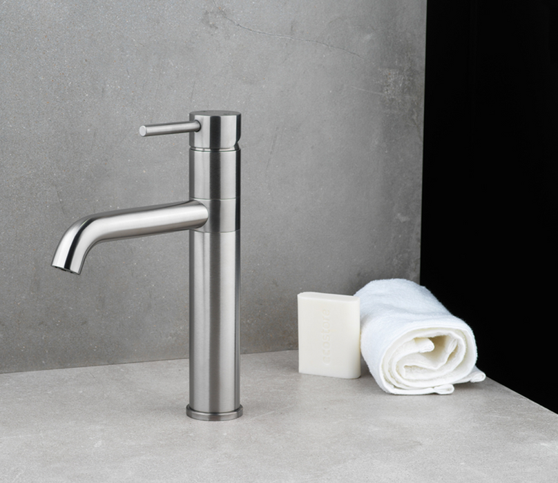 Faucet Strommen Pegasi M Mid Swivel Basin Mixer - Brushed Graphite