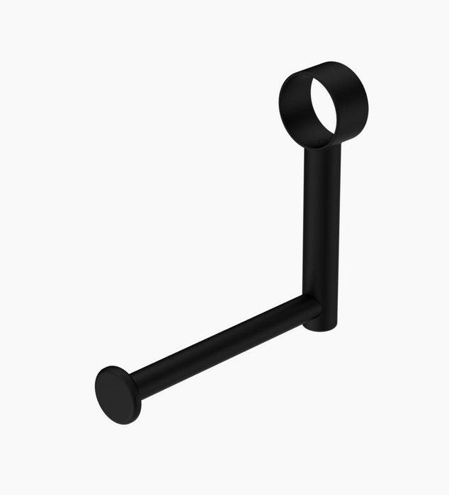 Nero Mecca Care Add On Toilet Roll Holder - Matte Black