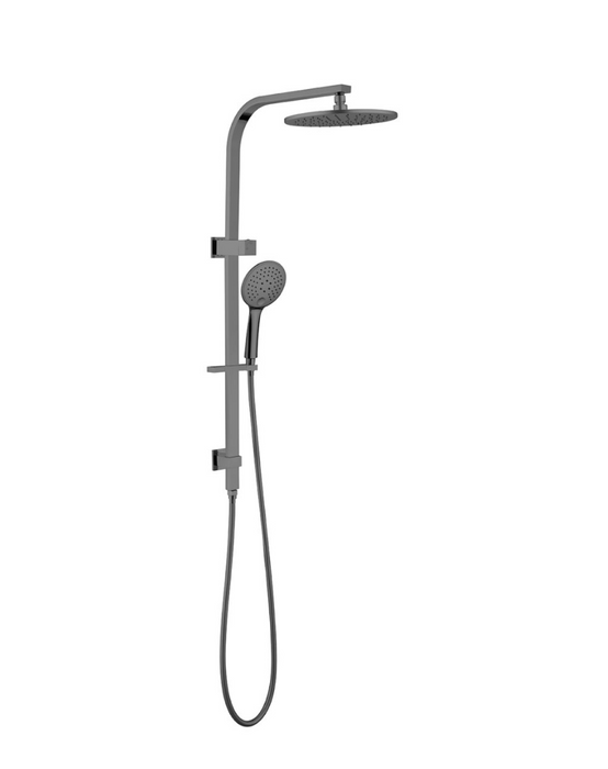 Nero Bianca Twin Shower - Gun Metal