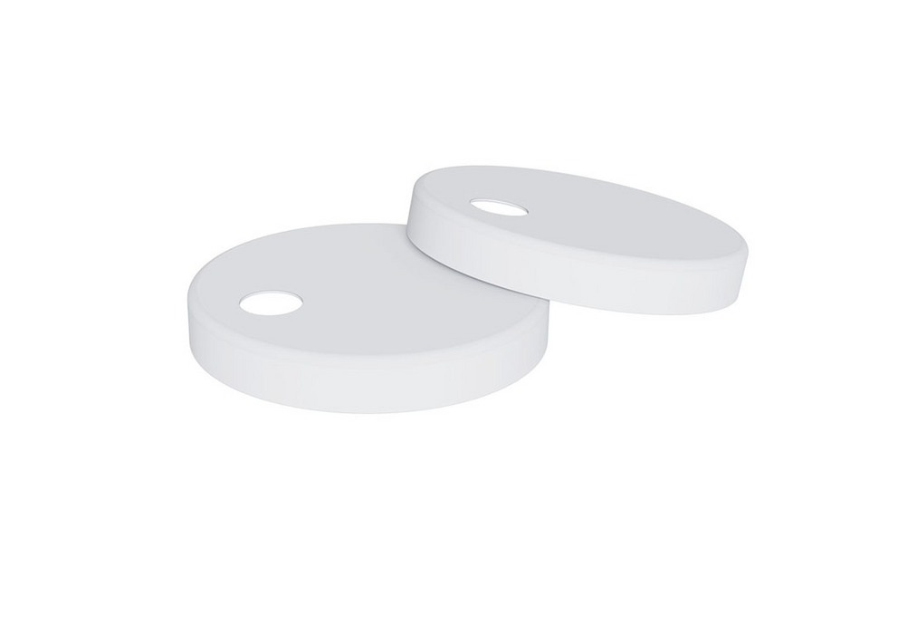 Fienza Seat Hinge Covers for Standard Seats - Matte White