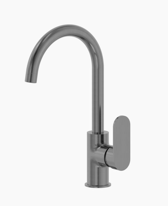 Nero Ecco Sink Mixer - Gun Metal