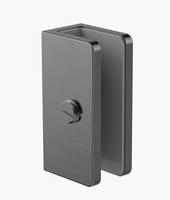 Nero Shower U Bracket - Suites 10mm Glass - Gun Metal
