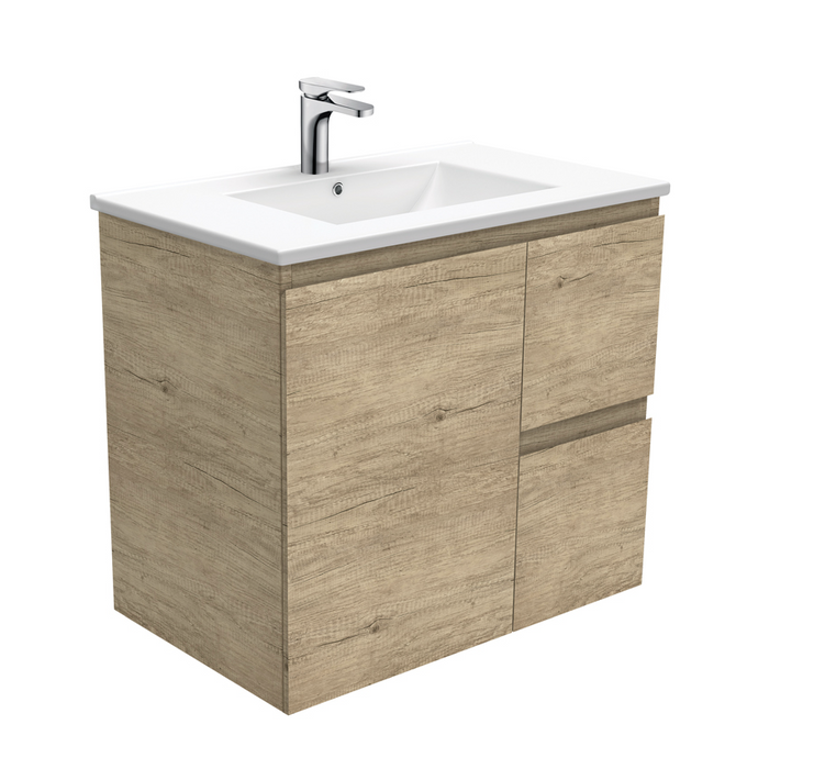 Fienza Dolce Scandi Oak Wall Hung Vanity - 750mm