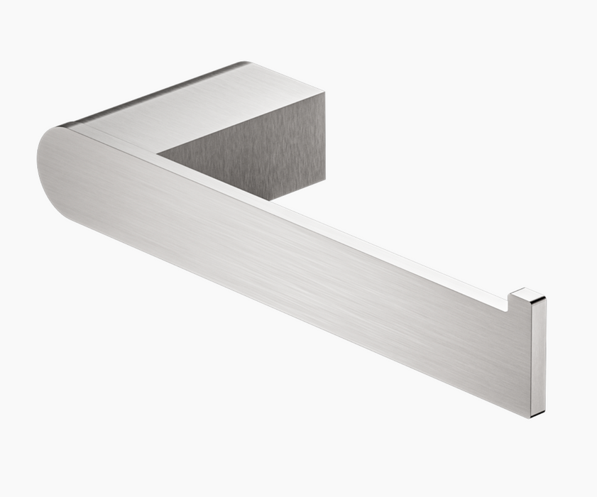 Nero Bianca Toilet Roll Holder - Brushed Nickel
