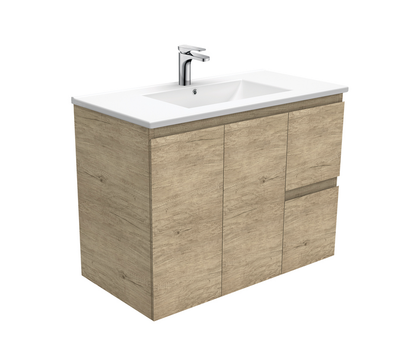 Fienza Dolce Scandi Oak Wall Hung Vanity - 900mm