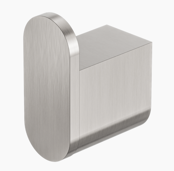 Nero Bianca Robe Hook - Brushed Nickel