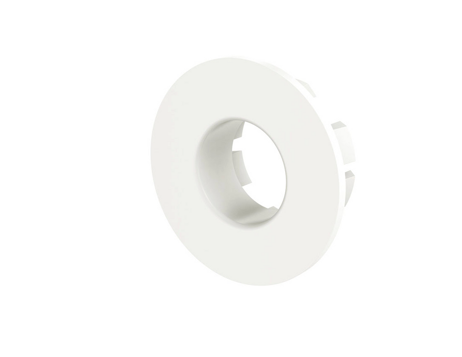 Fienza Round Overflow Ring - Matte White