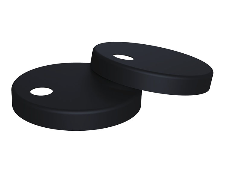 Fienza Seat Hinge Covers for Standard Seats - Matte Black