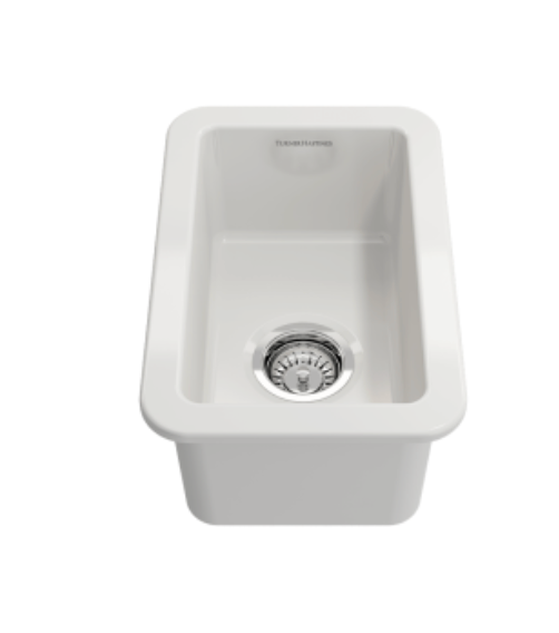 Turner Hastings Cuisine 30 x 46 Non-Overflow Sink - Gloss White
