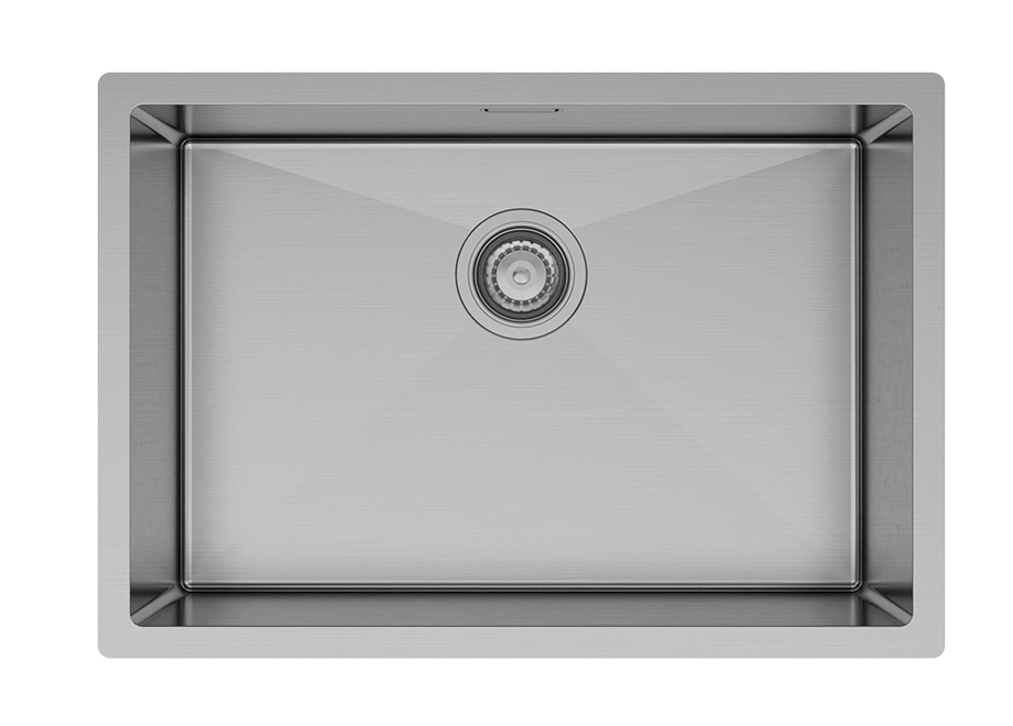 Fienza Hana 70L Laundry Sink With Overflow - Stainless Steel