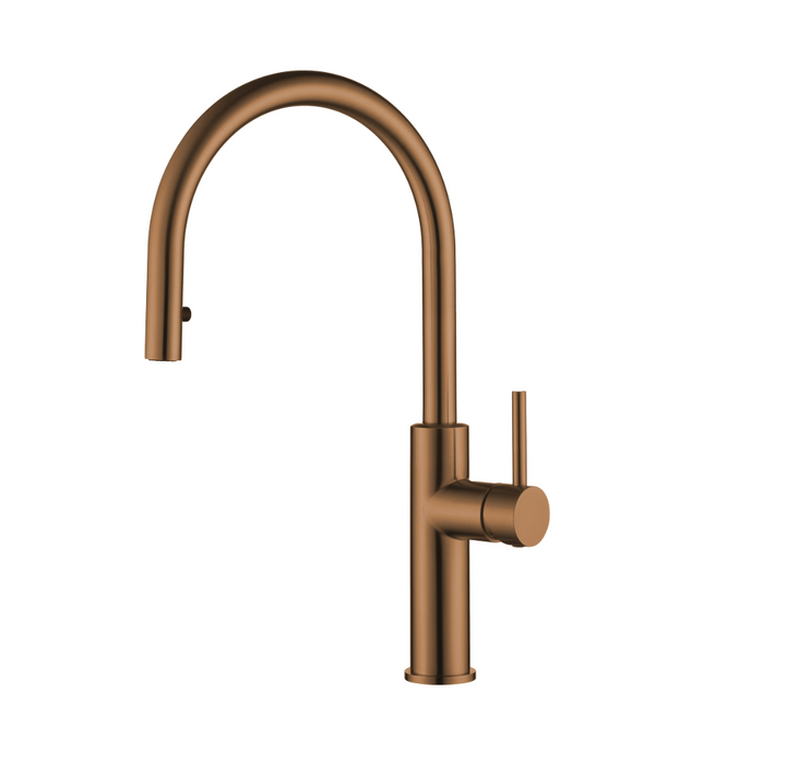 Seima Anson Pull Out Sink Mixer - Brushed Bronze