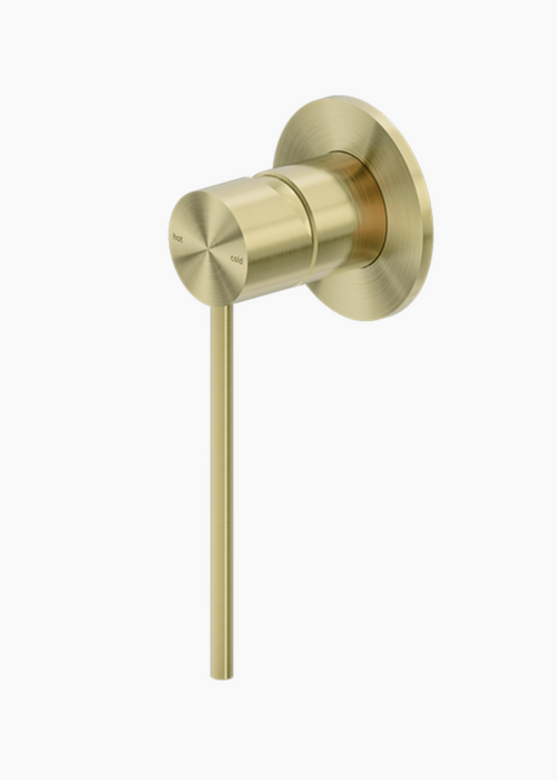 Nero Mecca Care Wall Mixer - Brushed Gold