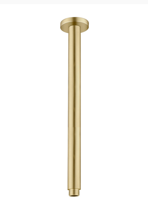 Nero Ceiling Arm Round - 100mm - Brushed Gold