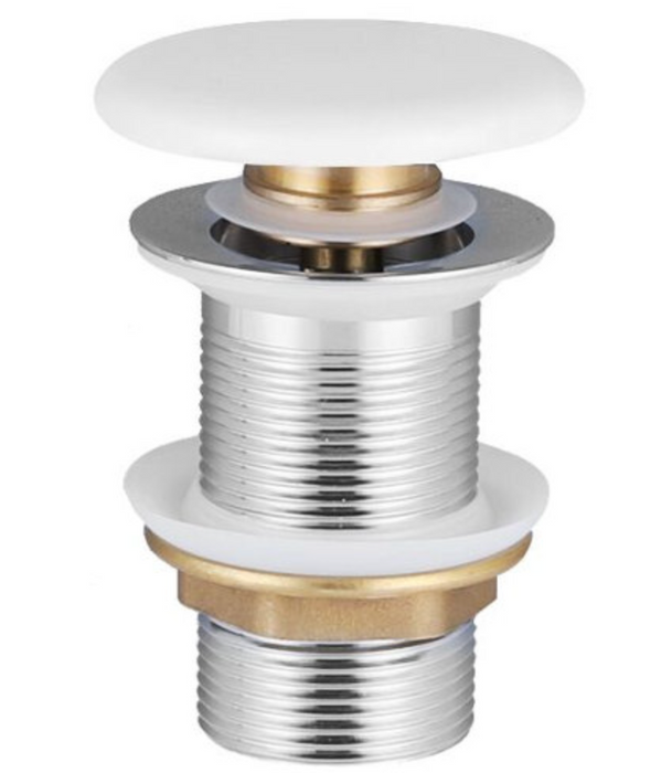 Millennium Cioso 38mm Ceramic Pop Up Plug & Waste - Matte White