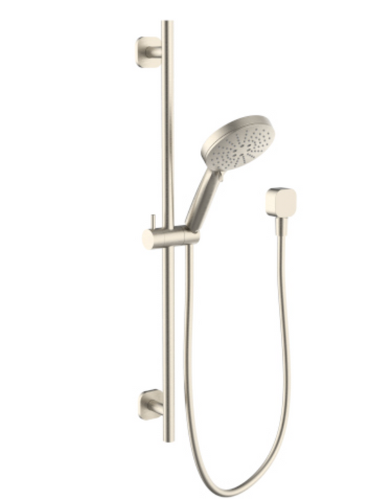 Millennium Finesa Square Rail Shower - Brushed Nickel