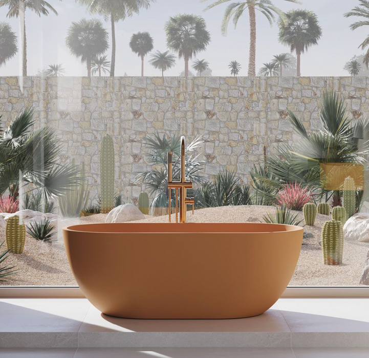 Fienza Jada Concrete Bath - 1500mm - Tuscan