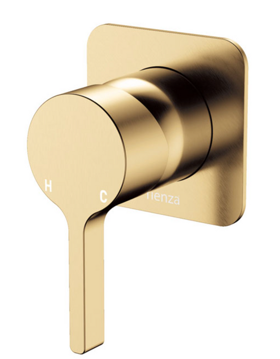 Fienza Sansa Square Wall Mixer - Urban Brass