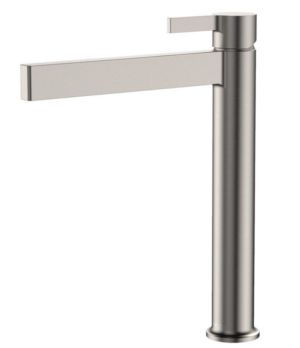 Fienza Sansa Tall Basin Mixer - Brushed Gunmetal