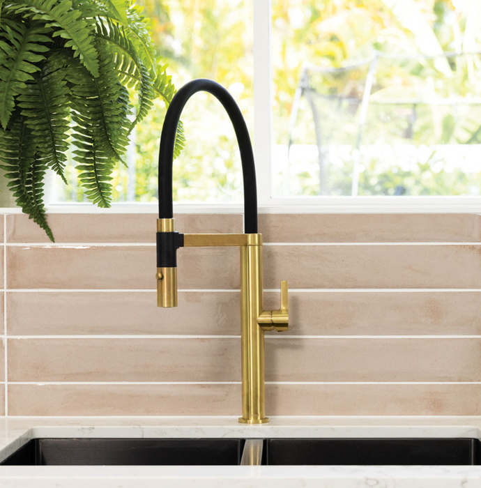 Fienza Sansa Pull Down Sink Mixer - Urban Brass