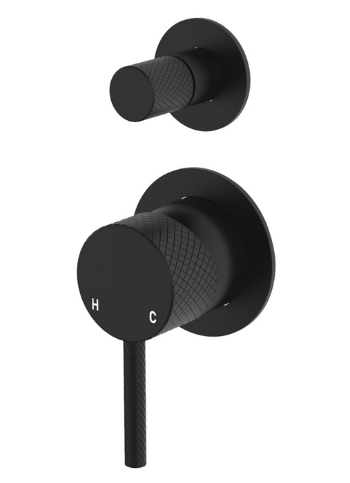 Fienza Axle Wall Diverter Mixer - Matte Black