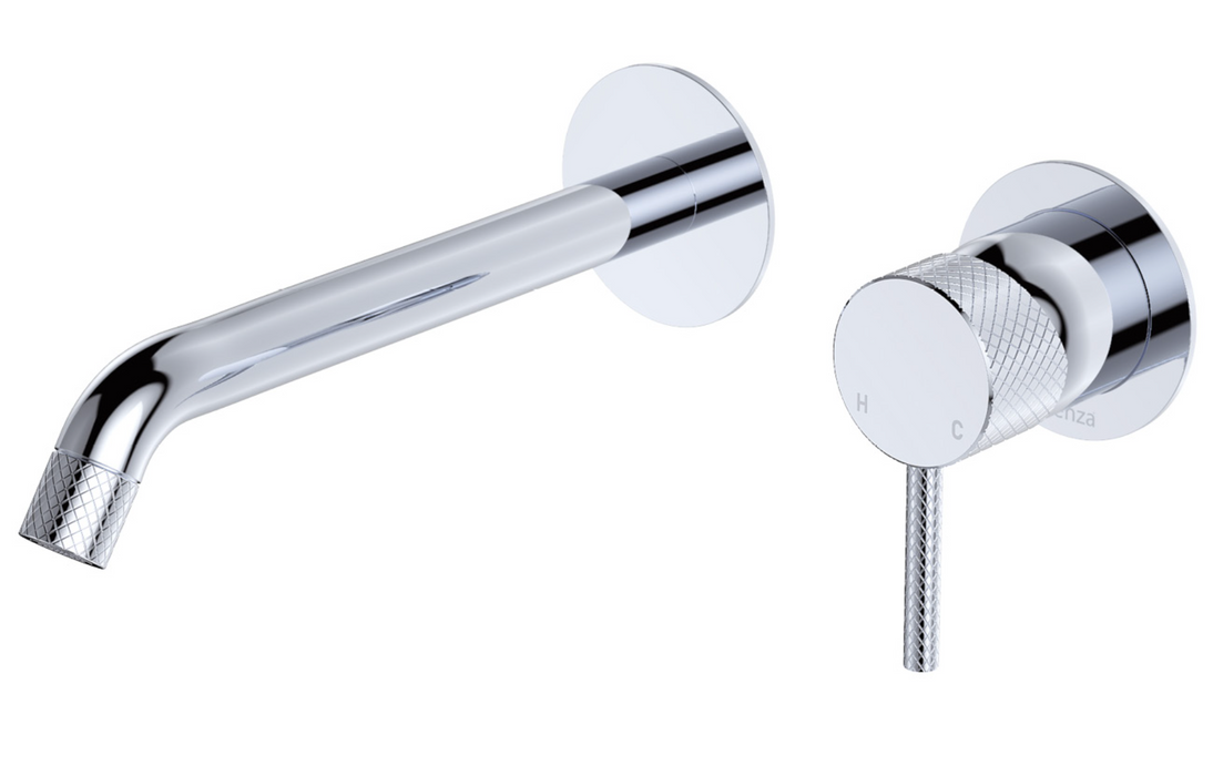 Fienza Axle Wall Basin/Bath Set - 200mm Outlet - Chrome