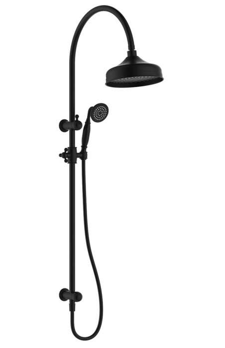 Fienza Lillian Twin Shower - Matte Black