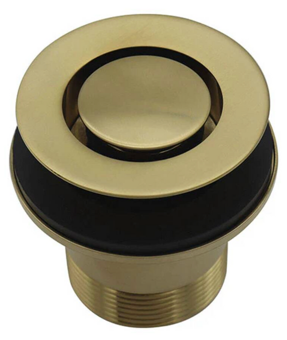 Art Australia Pop Down Bath Waste - Brushed Gold