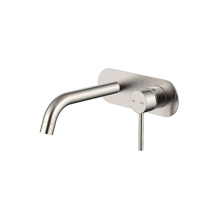 Cali Wall Basin/Bath Mixer Set - Brushed Nickel SALE