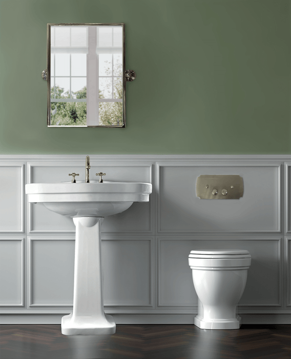 Turner Hastings Claremont In-wall Toilet Suite - Brushed Nickel