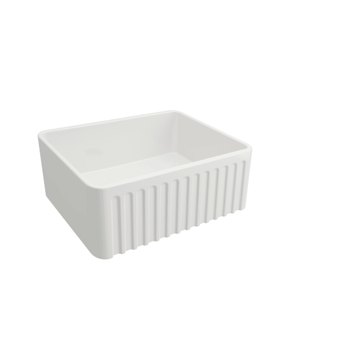 Turner Hastings Novi 60x46 Fireclay Butler Sink - Gloss White