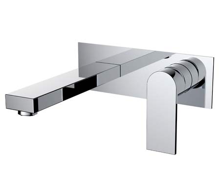 Millennium Kiato Wall Basin Set - Chrome