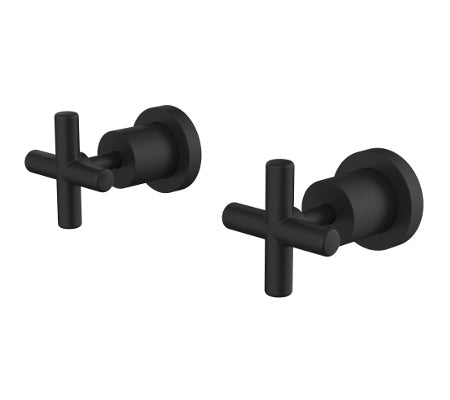 Millennium Waterpoint Wall Taps - Matte Black
